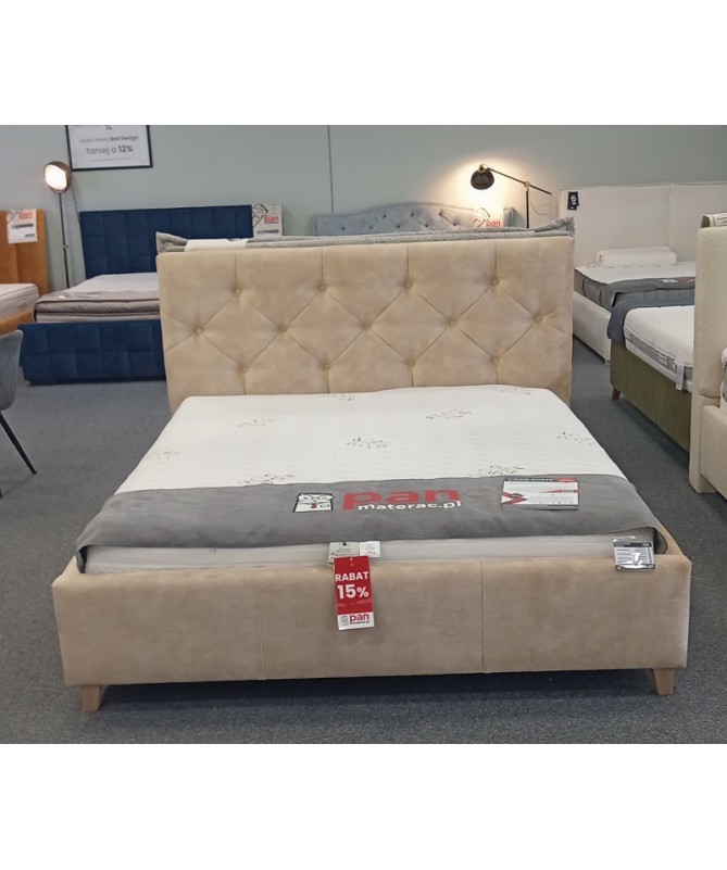 Łóżko KASANDRA COMFORTEO 160x200 tapicerowane - OUTLET