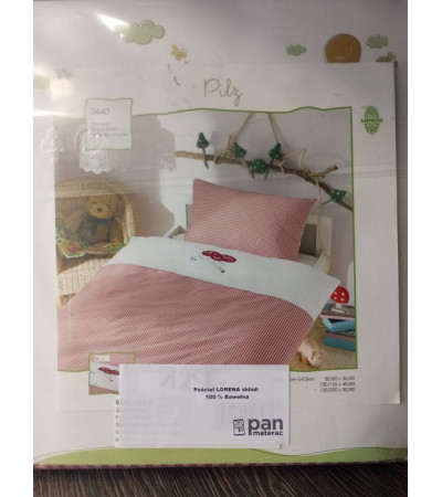 Pościel LORENA 80x80 bawełniana - OUTLET