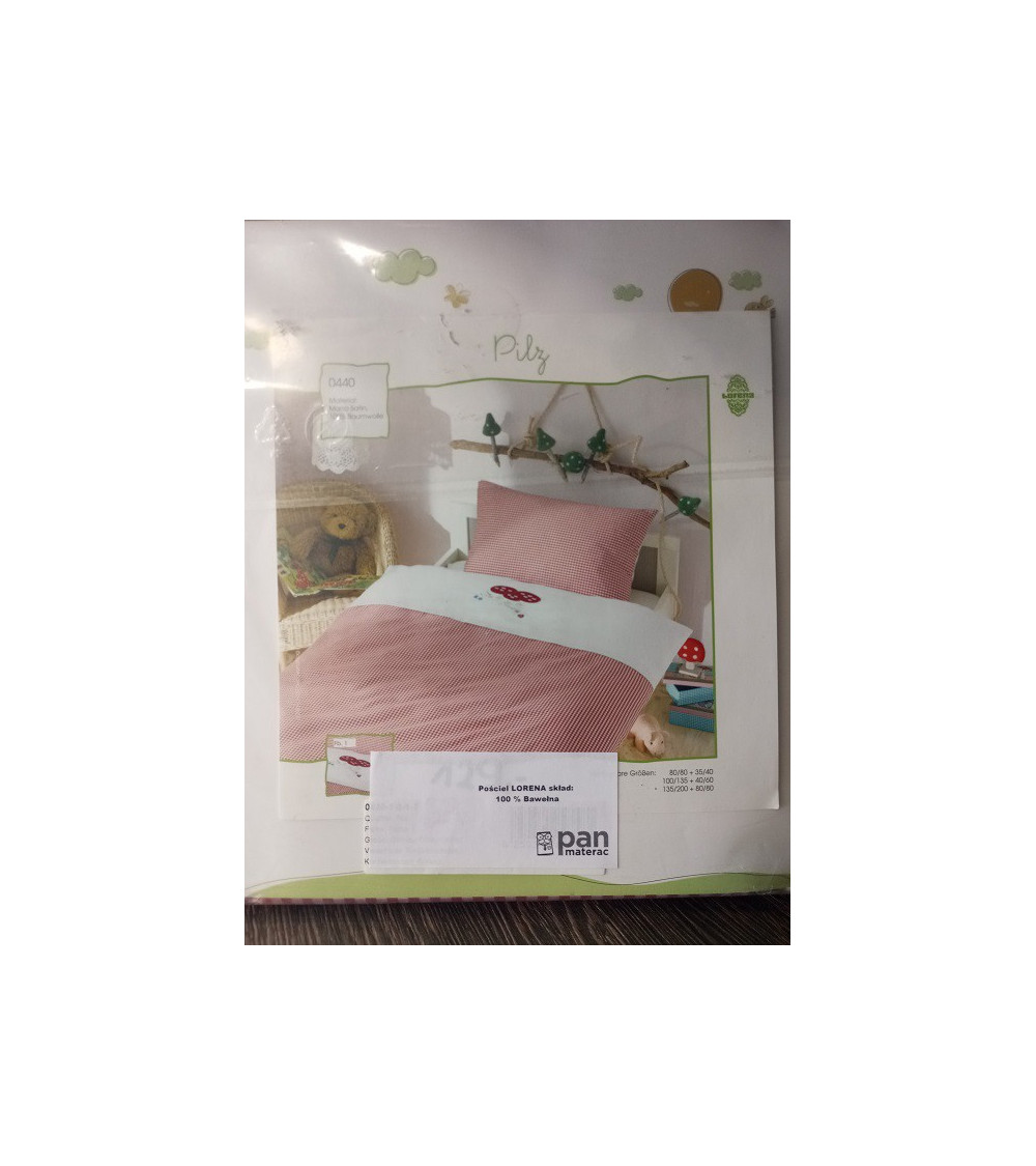 Pościel LORENA 80x80 bawełniana - OUTLET