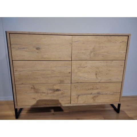 Komoda LOFT NEW ELEGANCE 110x84x42 - OUTLET
