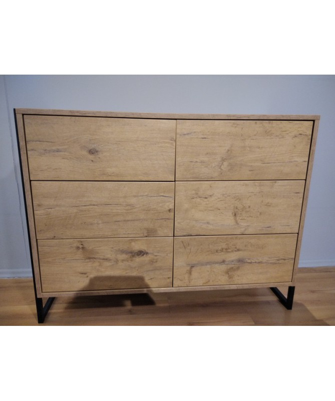Komoda LOFT NEW ELEGANCE 110x84x42 - OUTLET