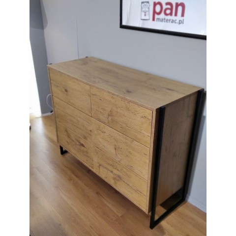 Komoda LOFT NEW ELEGANCE 110x84x42 - OUTLET
