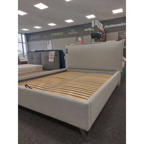 Łóżko SIMONE BED DESIGN 160x200 tapicerowane - OUTLET