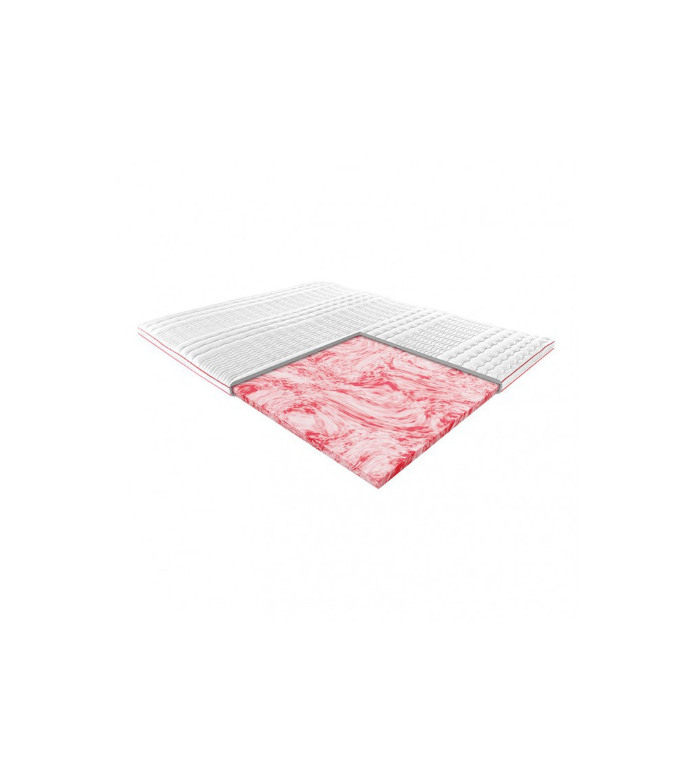 Materac POSŁANIOWY Z PIANKĄ ŻELOWĄ JANPOL 80x180 nawierzchniowy - OUTLET