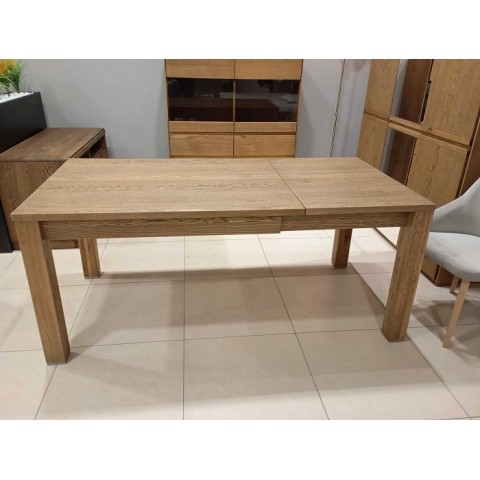 Stół rozkładany Dębowy 120 cm Typ 40 + 4 krzesła Toledo 2 beżowy, dąb miodowy - OUTLET