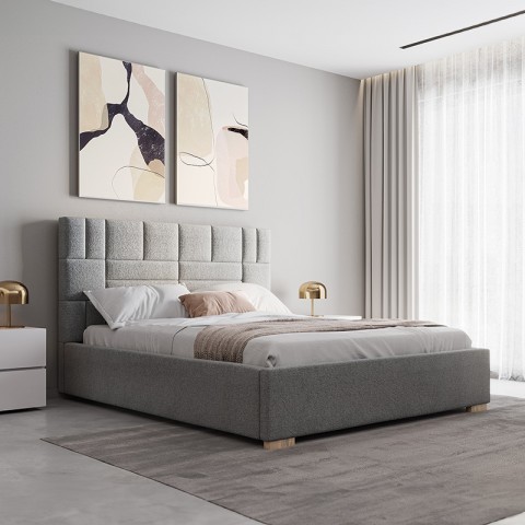 Łóżko LINEN NEW CONCEPT tapicerowane