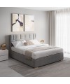 Łóżko LINEN NEW CONCEPT kontynentalne light