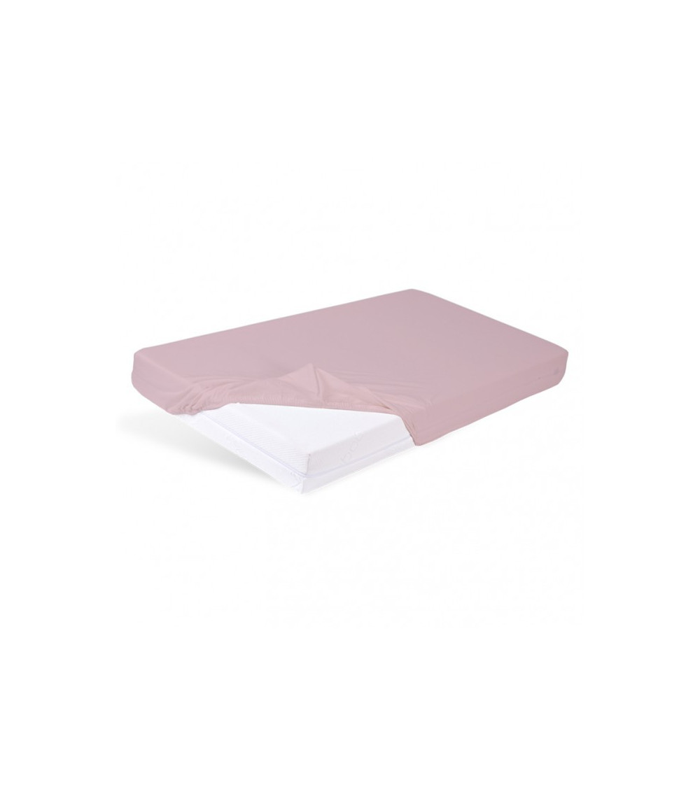 Prześcieradło nieprzemakalne i oddychające z gumką BAMBOO PAN MATERAC BABY 60x120 różowe- OUTLET