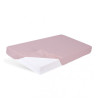 Prześcieradło nieprzemakalne i oddychające z gumką BAMBOO PAN MATERAC BABY 60x120 różowe- OUTLET