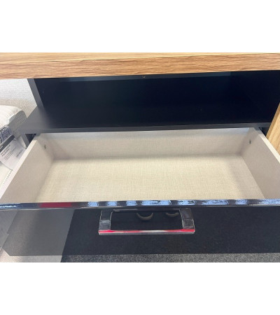 Komoda TULUZA BLACK FORTE - OUTLET