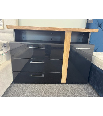 Komoda TULUZA BLACK FORTE - OUTLET