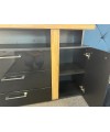 Komoda TULUZA BLACK FORTE - OUTLET
