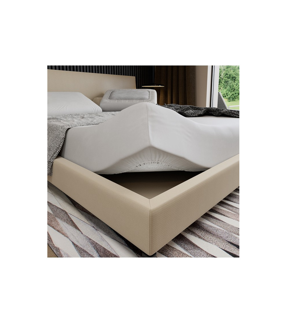 Prześcieradło satynowe PAN MATERAC 180x200 białe - OUTLET