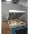 Łóżko WEZGŁOWIE 600 kontynent z pojemnikiem NEW ELEGANCE 160x200 – OUTLET