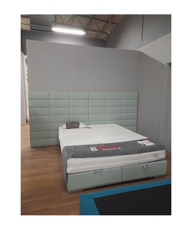 Łóżko WEZGŁOWIE 600 kontynent z pojemnikiem NEW ELEGANCE 160x200 – OUTLET
