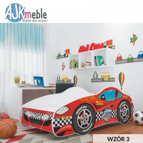 Łóżko CARS AJK MEBLE dziecięce