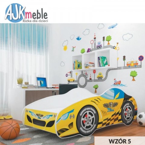 Łóżko CARS AJK MEBLE dziecięce