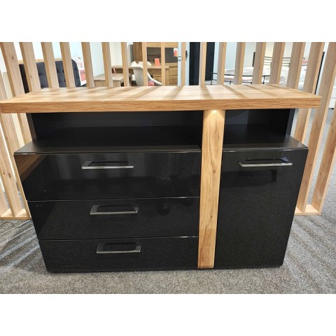 Komoda TULUZA BLACK FORTE MEBLE - OUTLET