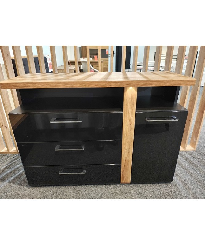 Komoda TULUZA BLACK FORTE MEBLE - OUTLET