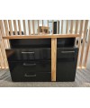 Komoda TULUZA BLACK FORTE MEBLE - OUTLET
