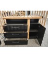 Komoda TULUZA BLACK FORTE MEBLE - OUTLET