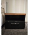 Szafka nocna TULUZA BLACK FORTE MEBLE - OUTLET