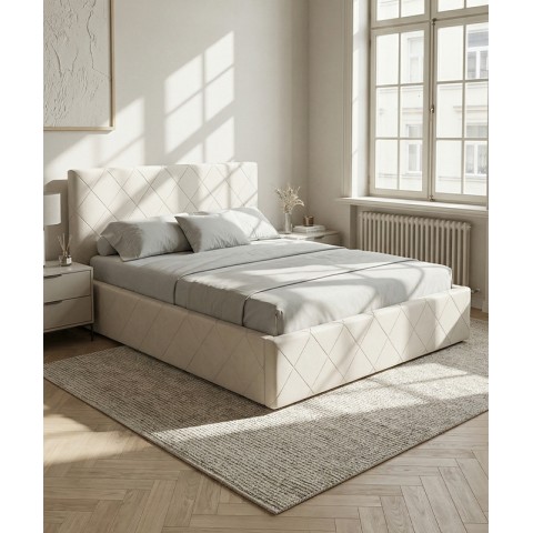 Łóżko ALESSIO BED DESIGN tapicerowane