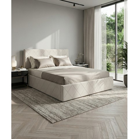 Łóżko ALESSIO BED DESIGN tapicerowane