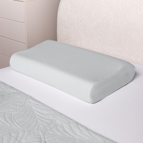 Poszewka na poduszkę piankową CONTOUR PAN MATERAC jasnoszara