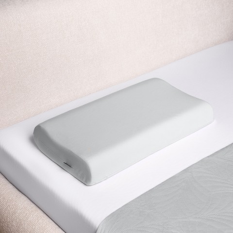 Poszewka na poduszkę piankową CONTOUR PAN MATERAC jasnoszara