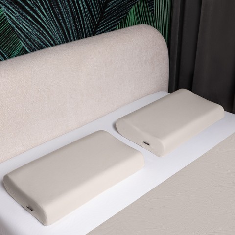 Poszewka na poduszkę piankową CONTOUR PAN MATERAC beżowa