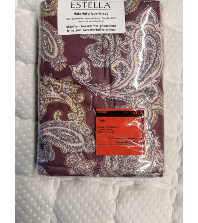 Pościel MAKO IINTERLOCK JERSEY FILIPP ESTELLA 200x220 bawełniana – OUTLET