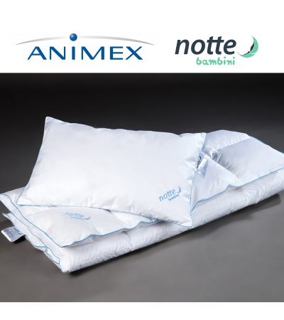 Poduszka jednokomorowa NOTTE BAMBINI ANIMEX puchowa
