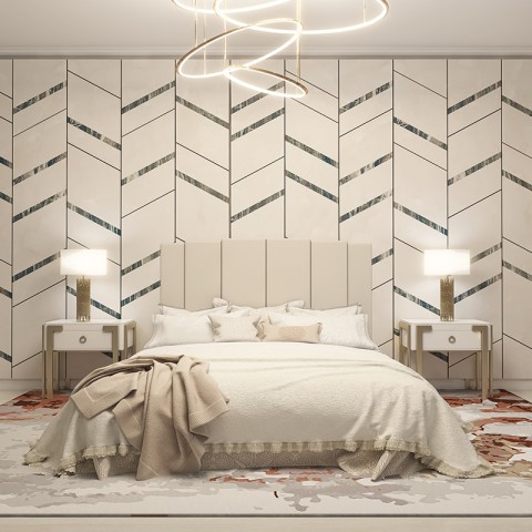 Łóżko ENZO BED DESIGN kontynentalne