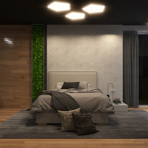 Łóżko IVO BED DESIGN tapicerowane