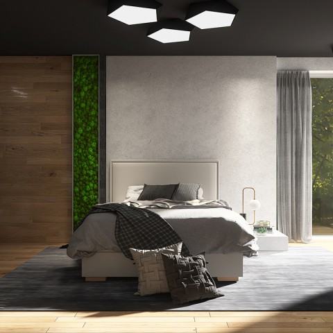 Łóżko IVO BED DESIGN tapicerowane
