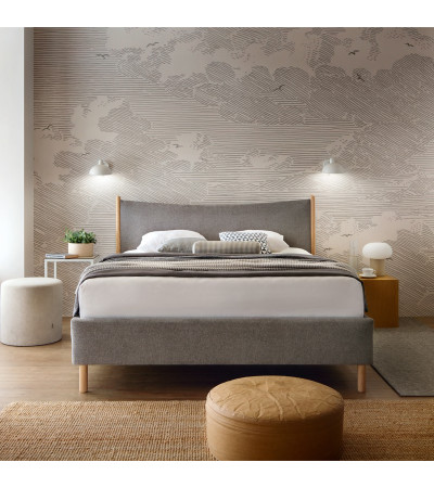Łóżko NATURE COMFORTEO tapicerowane
