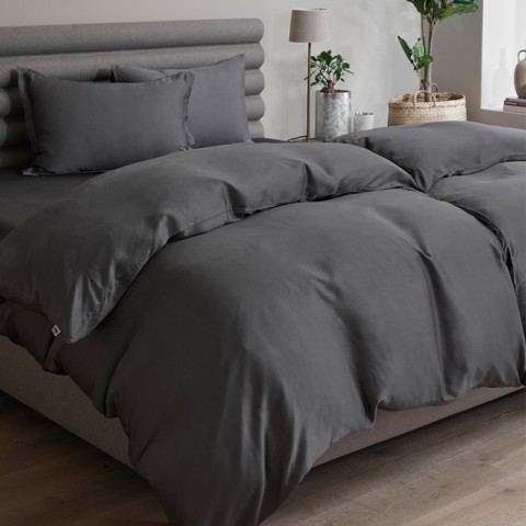 Pościel HOME BY TEMPUR Silky Bamboo antracyt