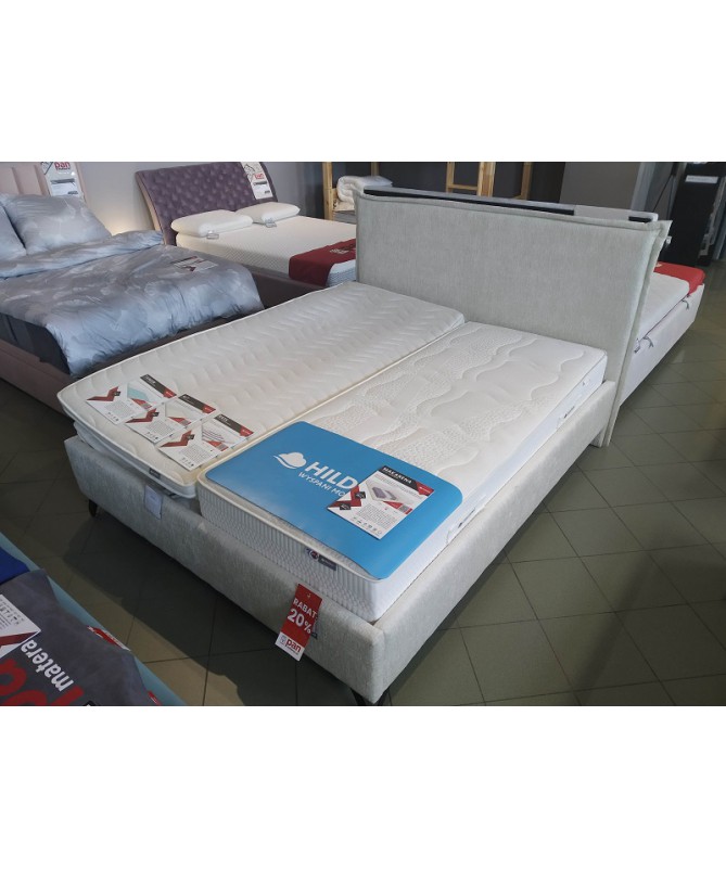 Łóżko PAOLO BED DESIGN 160x200 tapicerowane - OUTLET