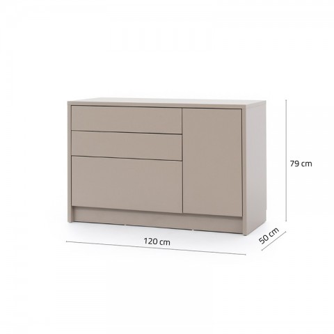 Komoda GENIUS 1D3S NEW ELEGANCE