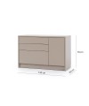 Komoda GENIUS 1D3S NEW ELEGANCE