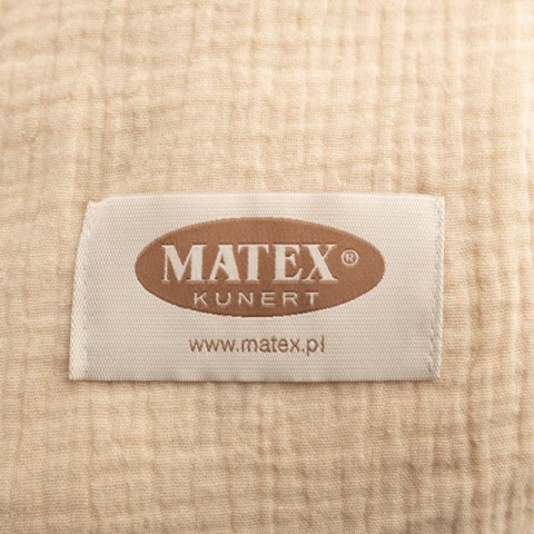 Pościel MUŚLIN 15 MATEX bawełniana beżowa