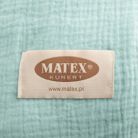 Pościel MUŚLIN 33 MATEX bawełniana miętowa
