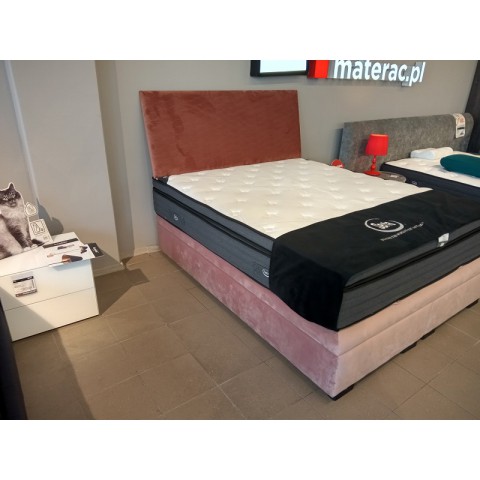 Rama kontynentalna z panelem BED DESIGN 160x200 tapicerowana - OUTLET